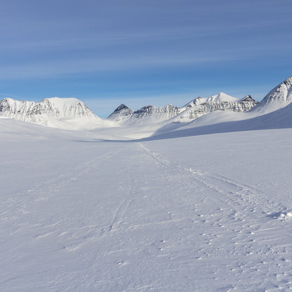 Skitrekking Kungsleden Narvikfjell Backcountry Skitour von Hütte zu Hütte Faszination Unterwegs